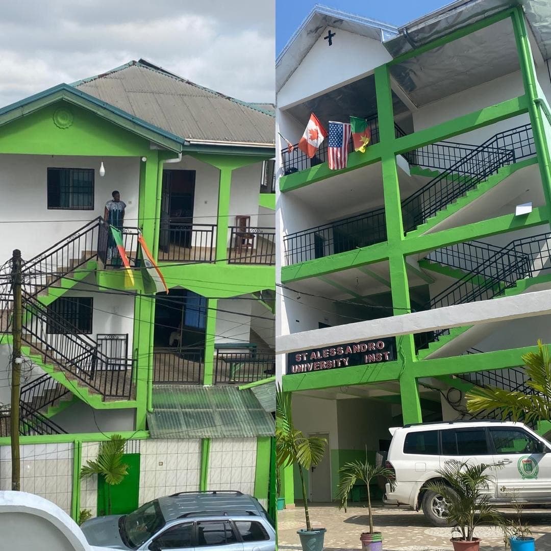 The St Alessandro University Institute campus, Bonaberi-Douala.